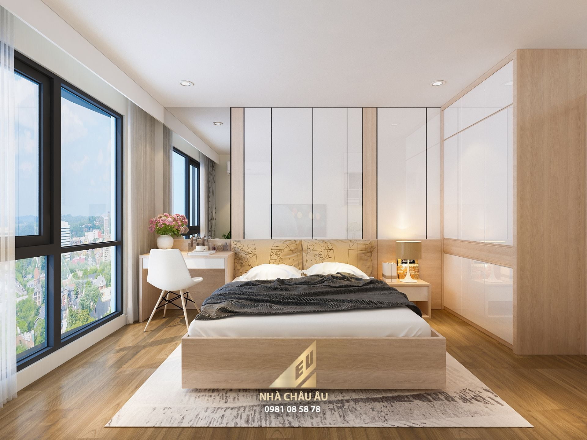 50 Mẫu thiết kế nội thất phòng ngủ đẹp  hiện đại 2023